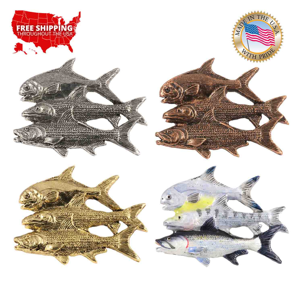 Grand Slam Premium Bonefish Tarpon Permit Pin S035PR