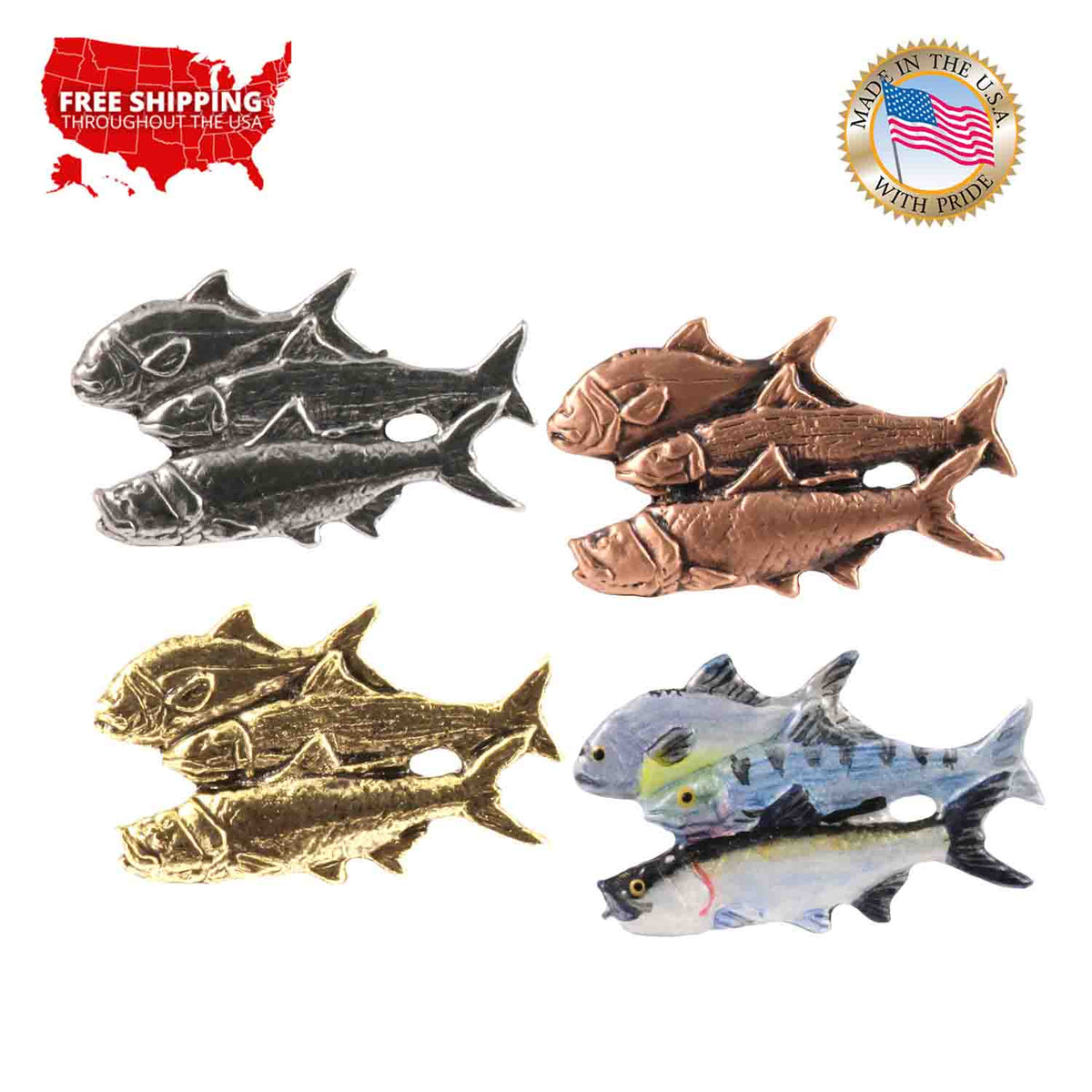 Grand Slam Small Bonefish Tarpon Permit Magnet S035