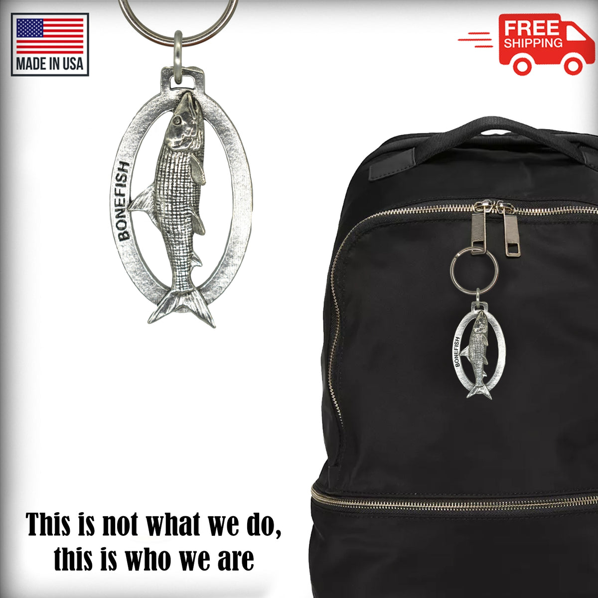 Bonefish Keychain S037KC