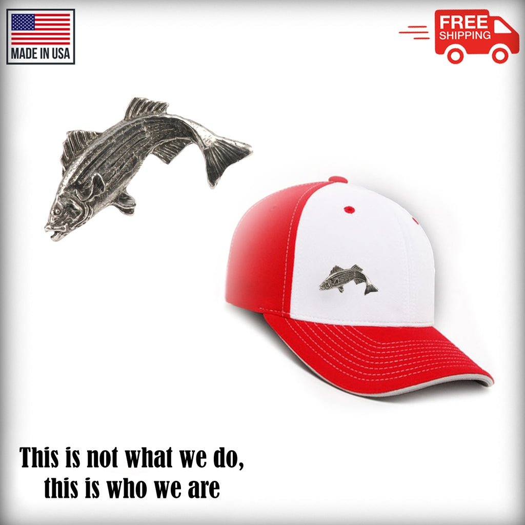 Striped Bass Jumping Pin S049