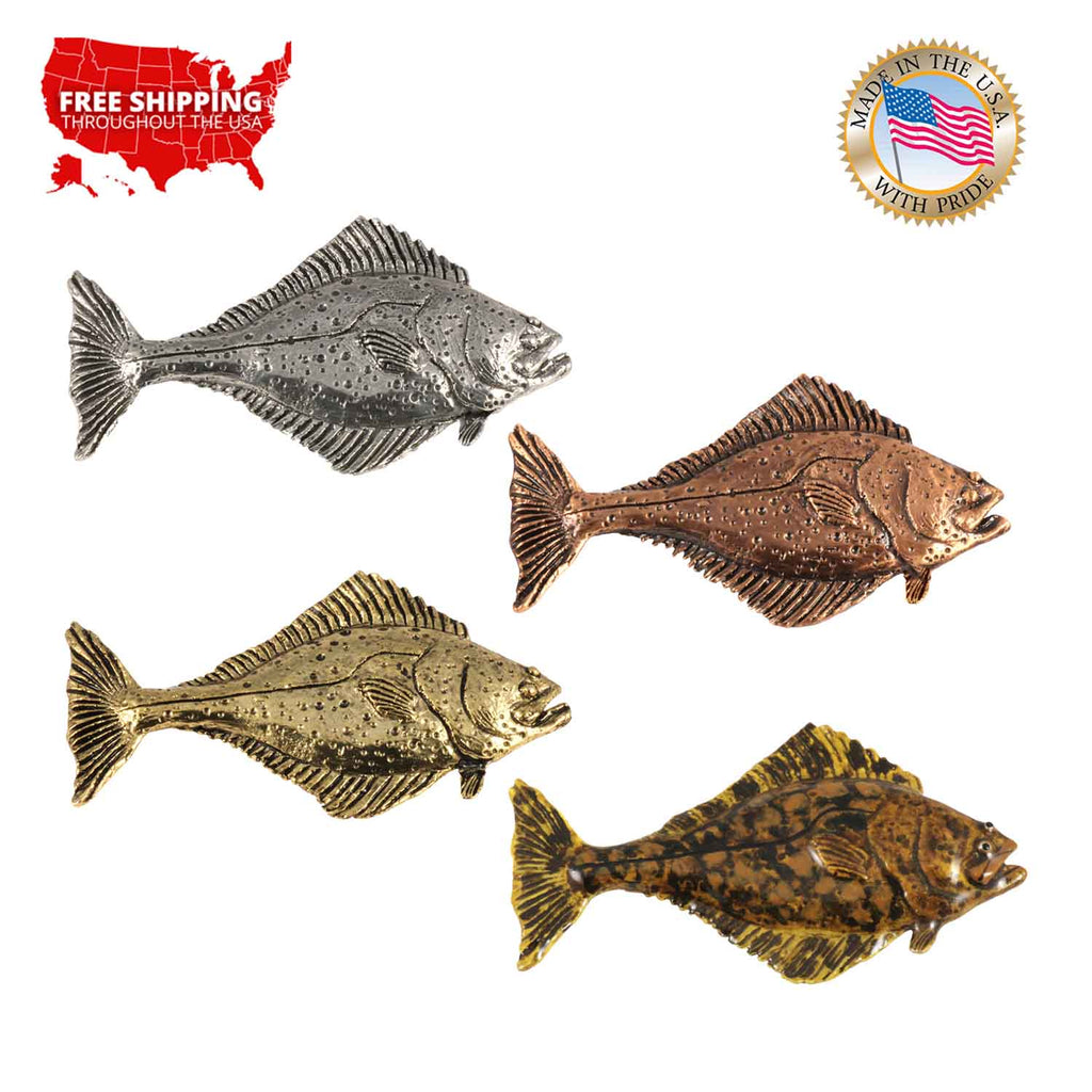 Halibut Premium Pin S060PR