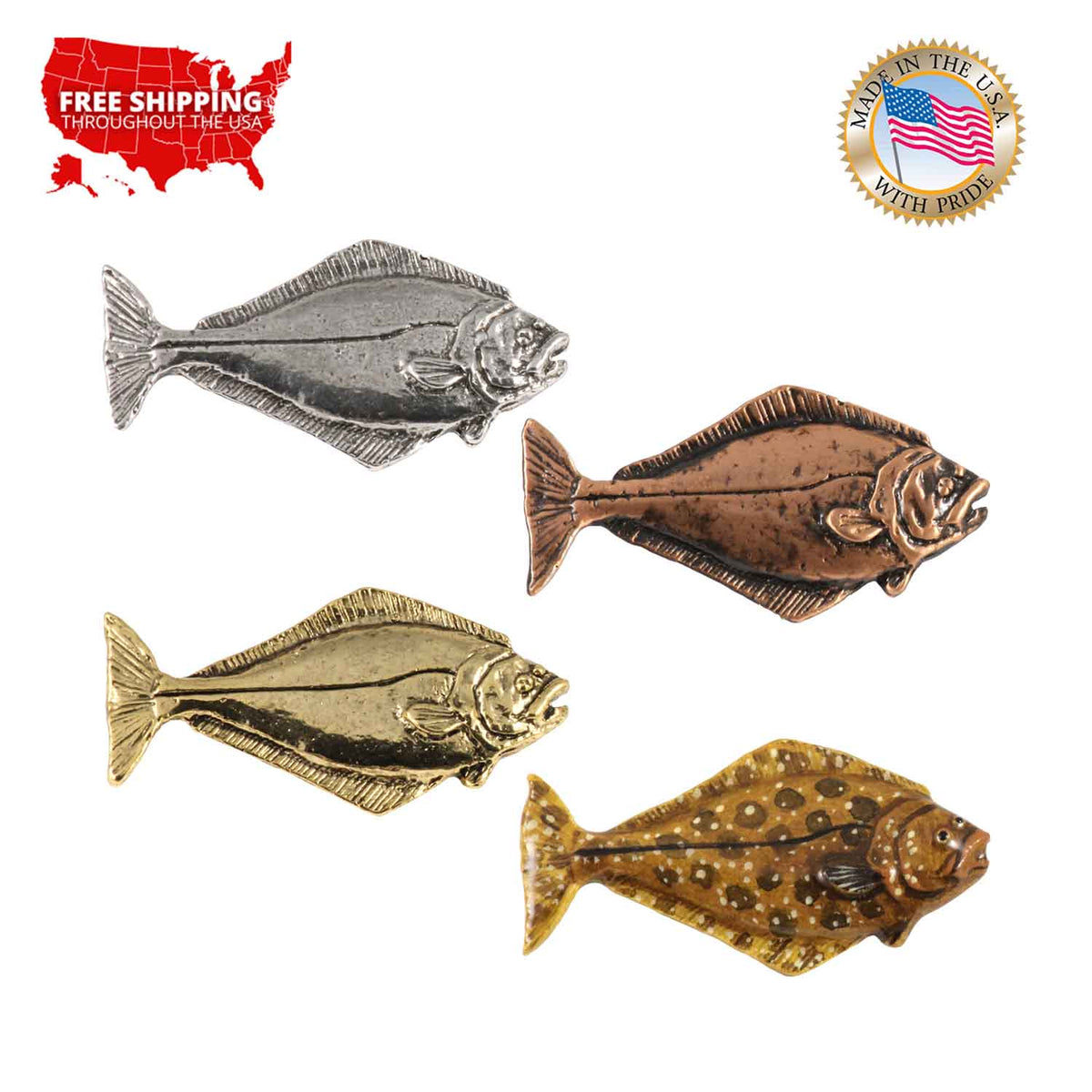 Halibut Small Pin S061