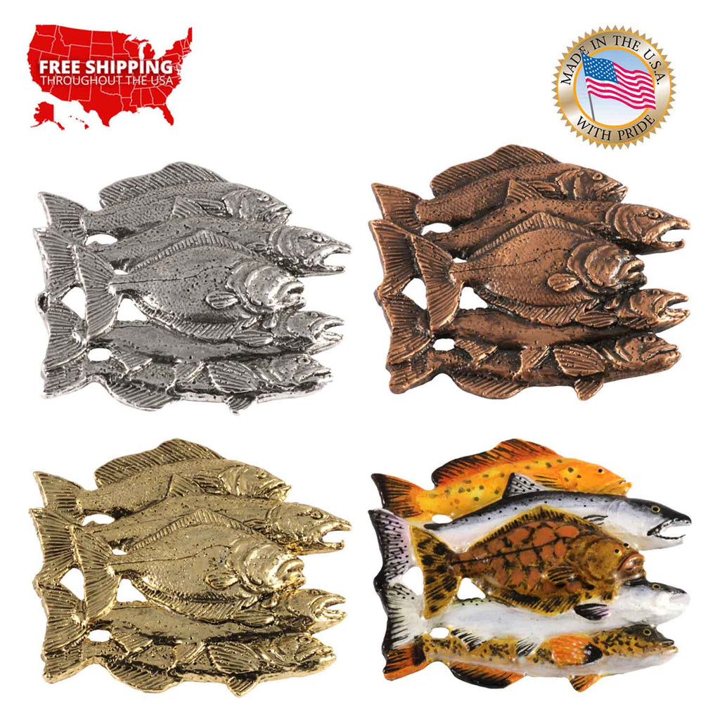 Pacific Saltwater Slam Halibut King Coho Ling Yelloweye Pin S064PR