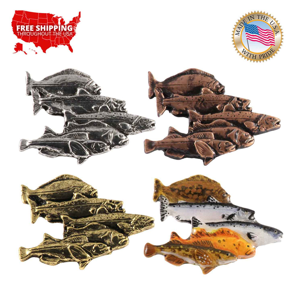 Pacific Saltwater Slam Halibut King Coho Ling Yelloweye Pin S064