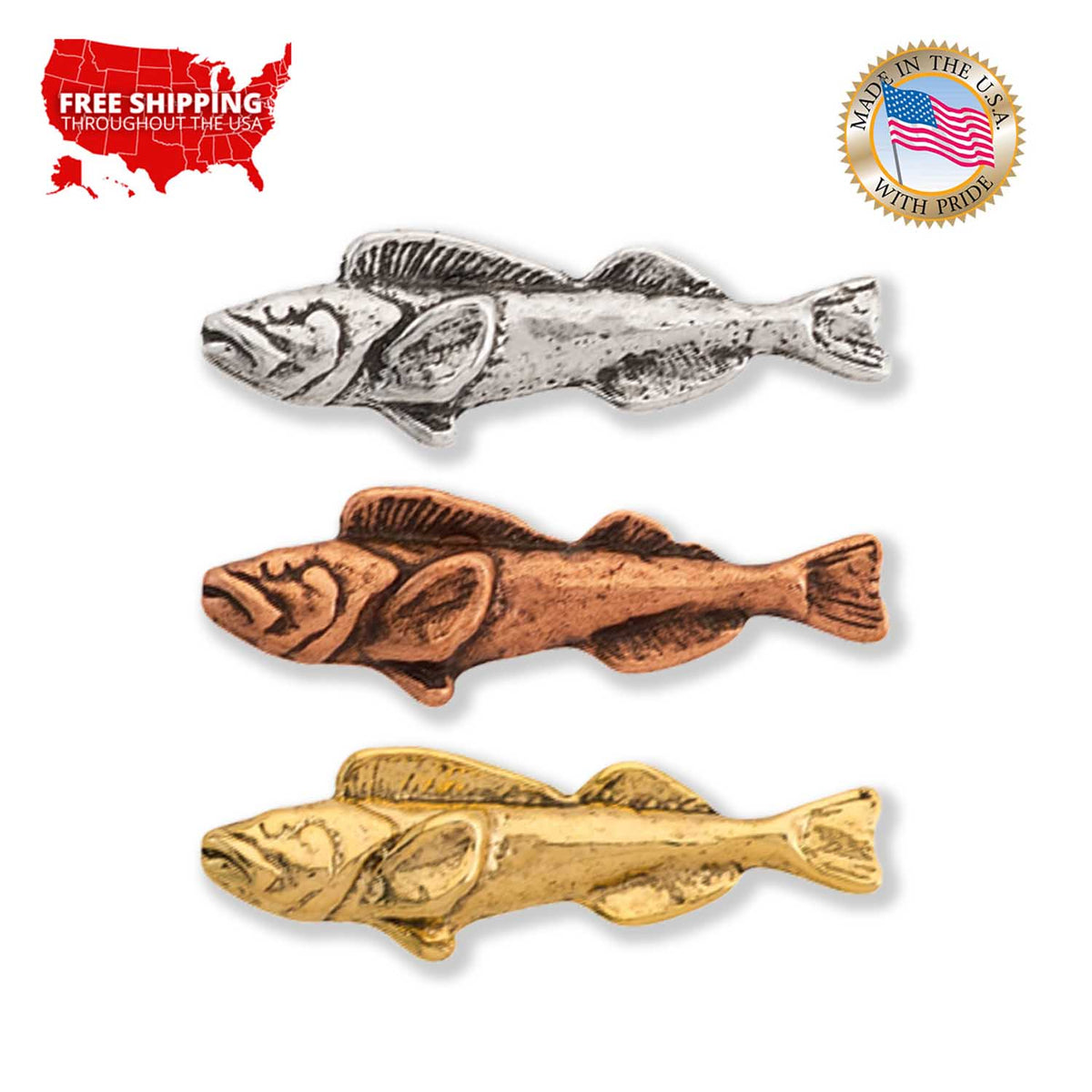 Lingcod Mini Pin S065MP