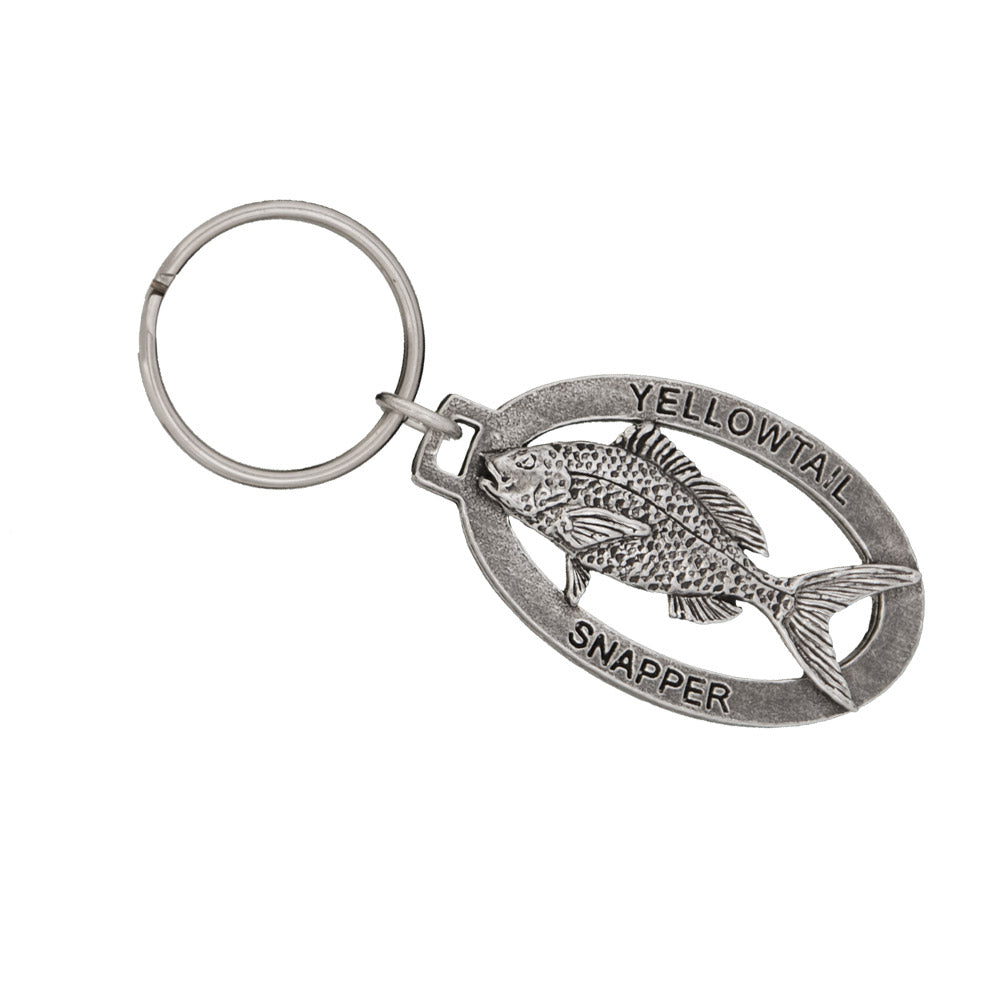 Yellowtail Snapper Fish Keychain S071KC
