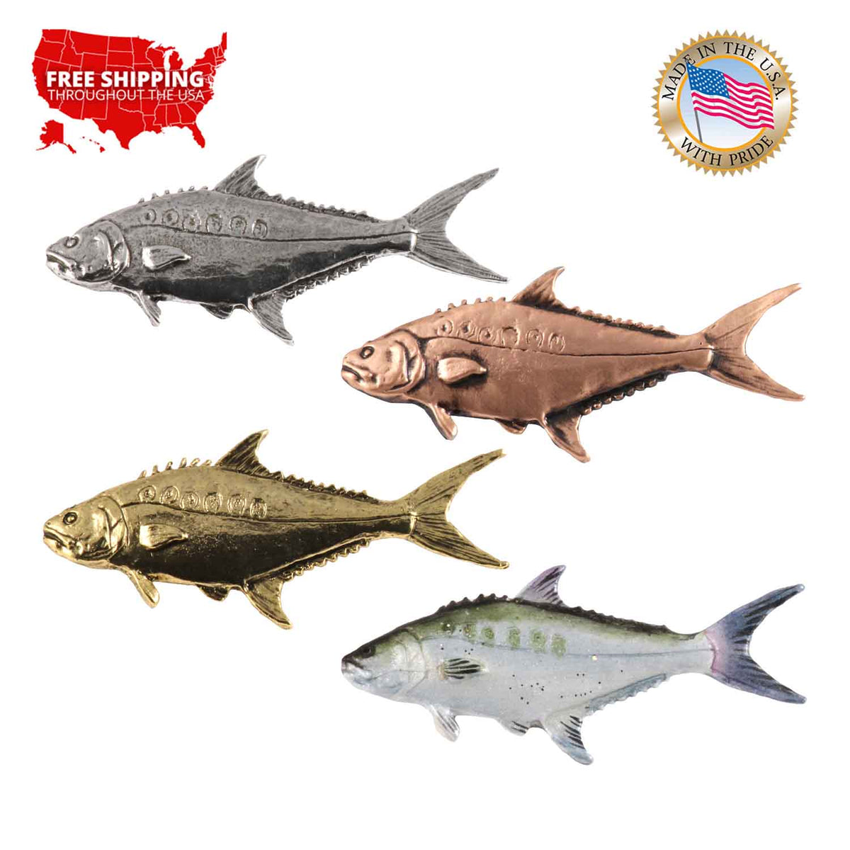 Queen Fish Pin S072