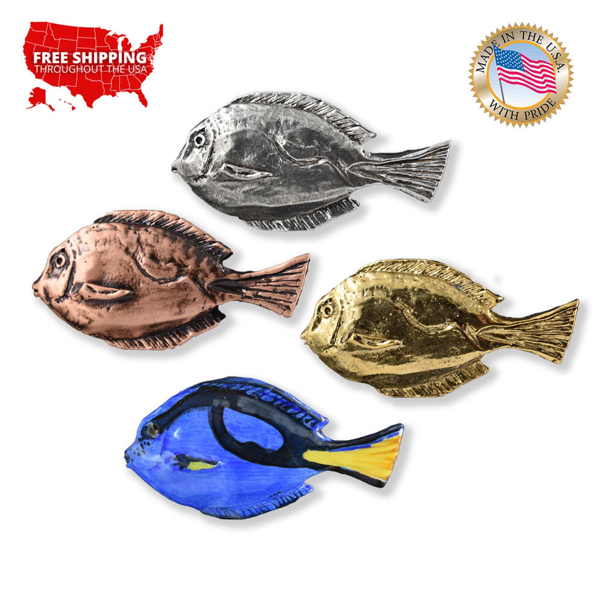 Blue Tang Pin S090