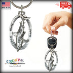 Great White Shark Keychain S112KC