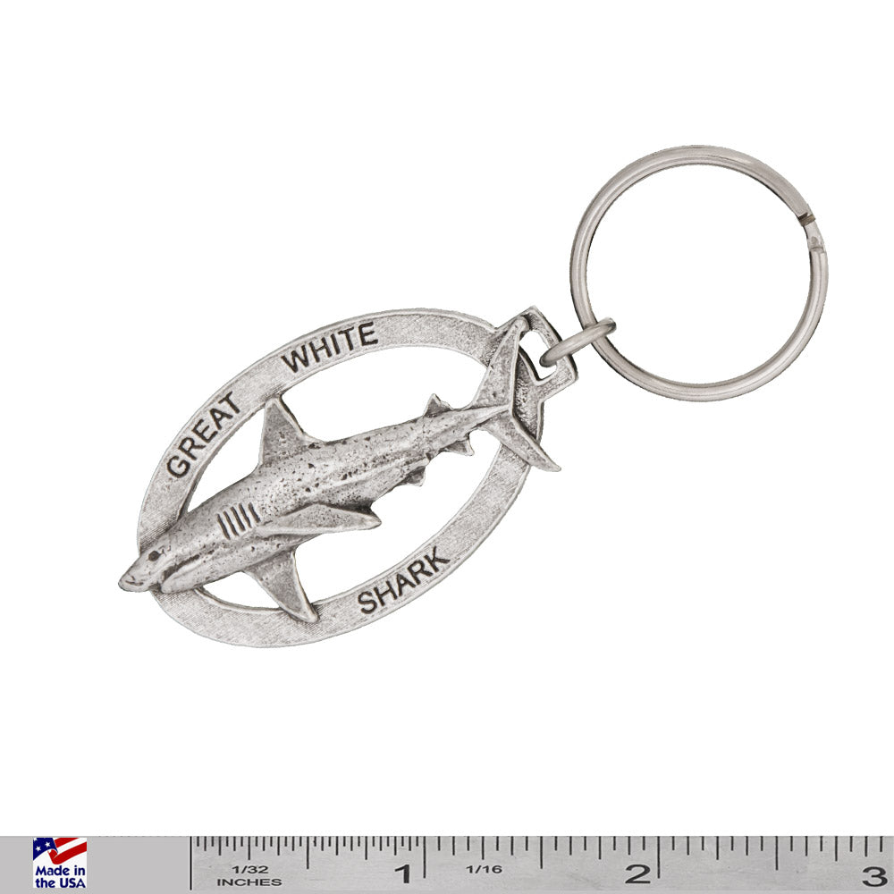 Great White Shark Keychain S112KC