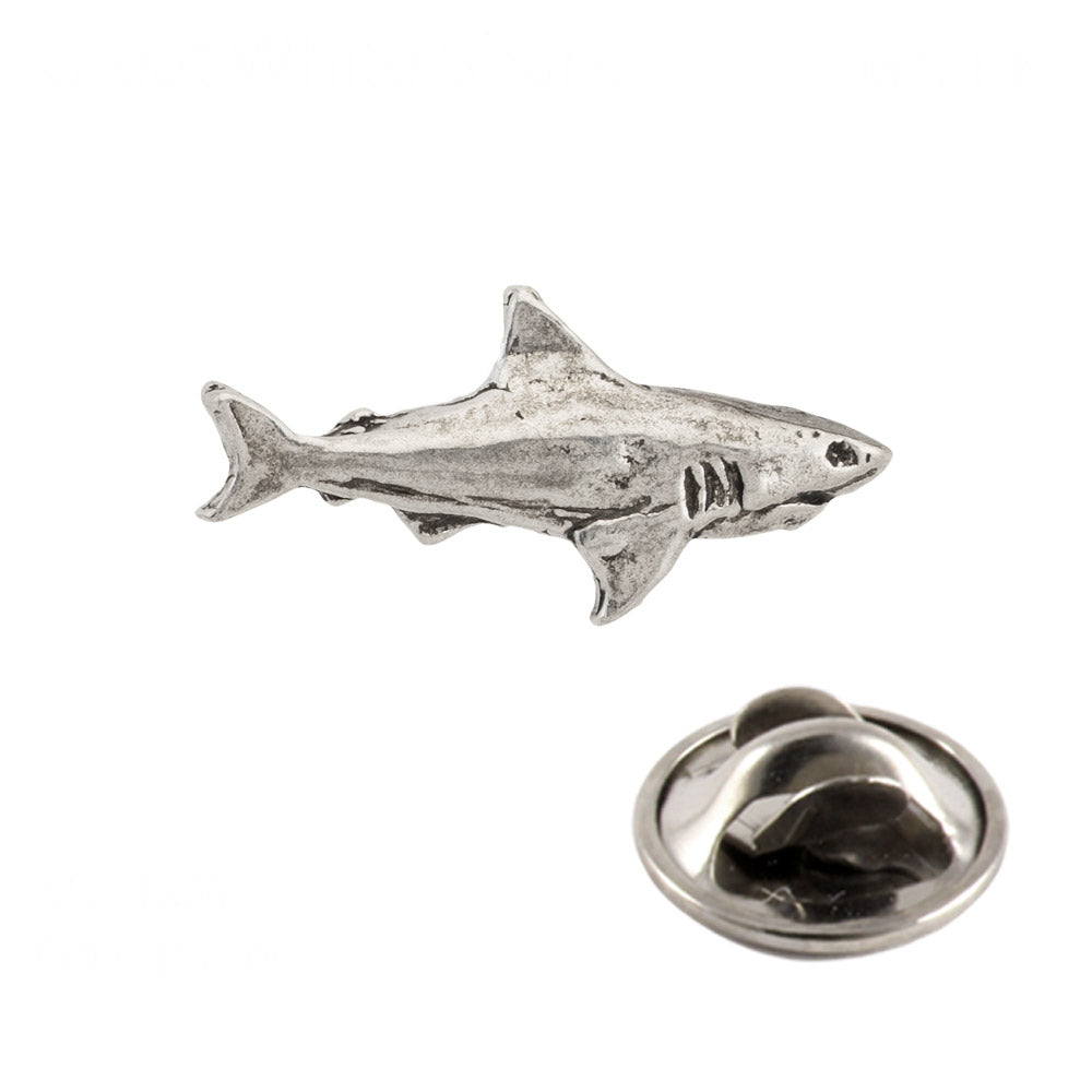 Great White Shark Mini Pin S112MP