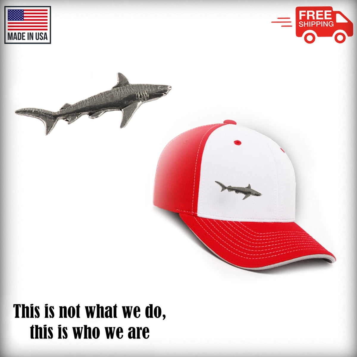 Tiger Shark Pin S122