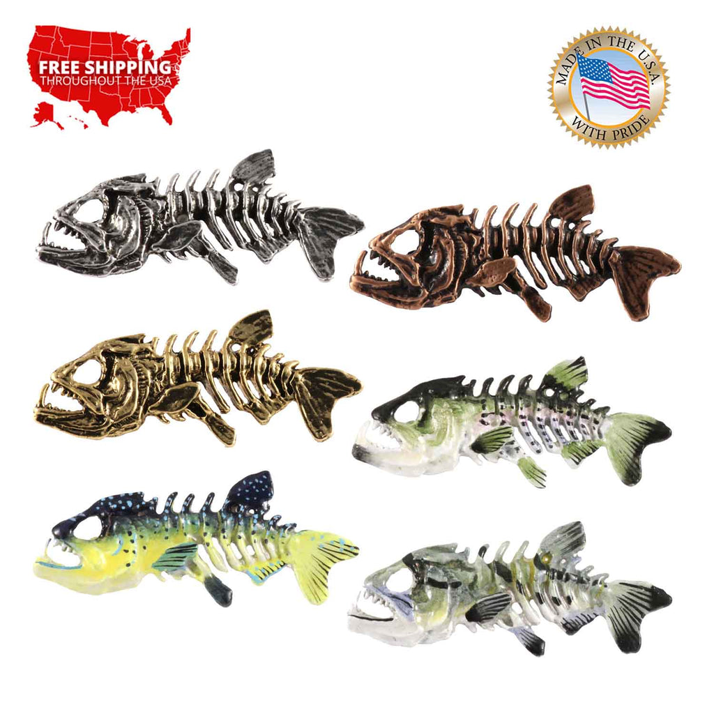 Skeleton Fish Magnet S140