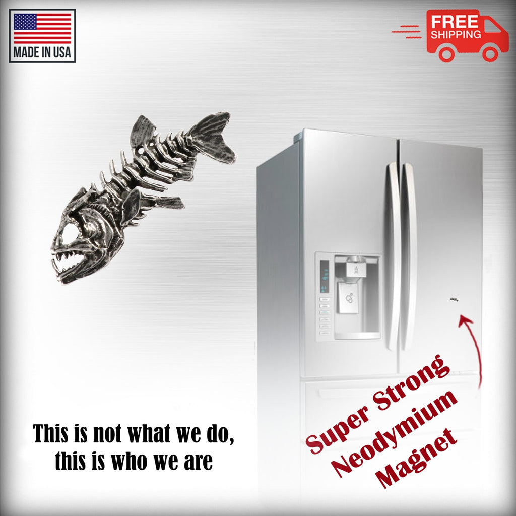 Skeleton Fish Magnet S140