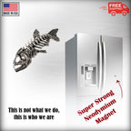 Skeleton Fish Magnet S140