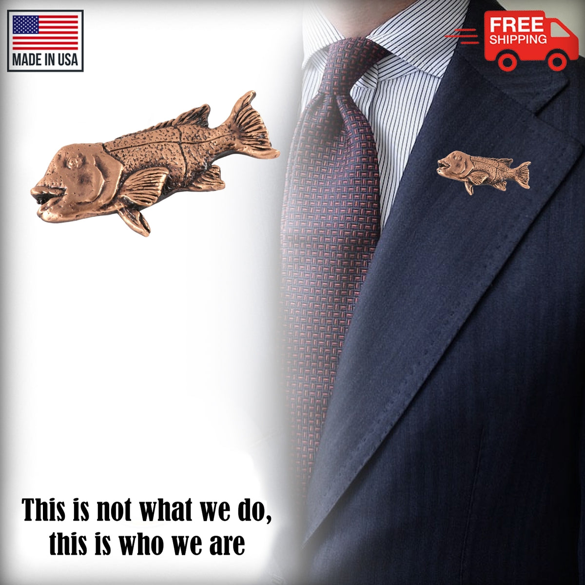 Sheepshead Pin S017