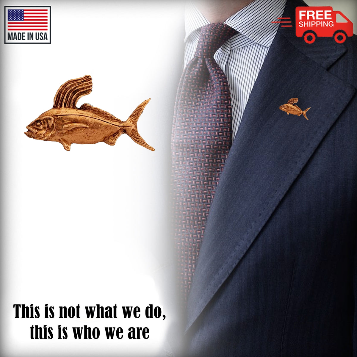Roosterfish Mini Pin S024MP
