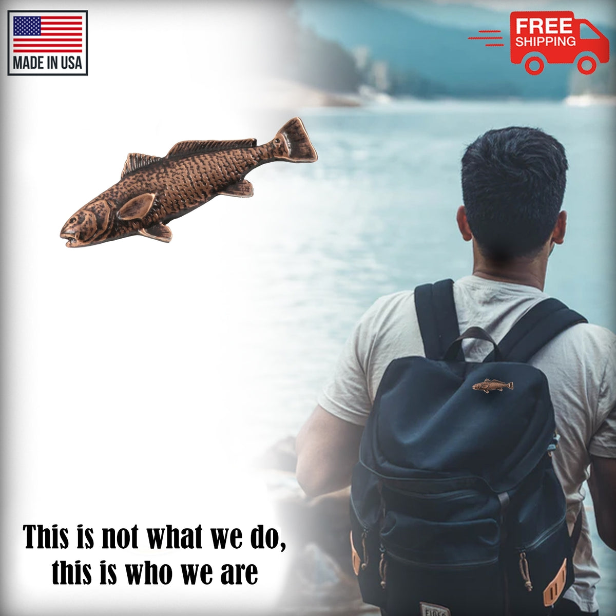 Redfish Large Pin S030
