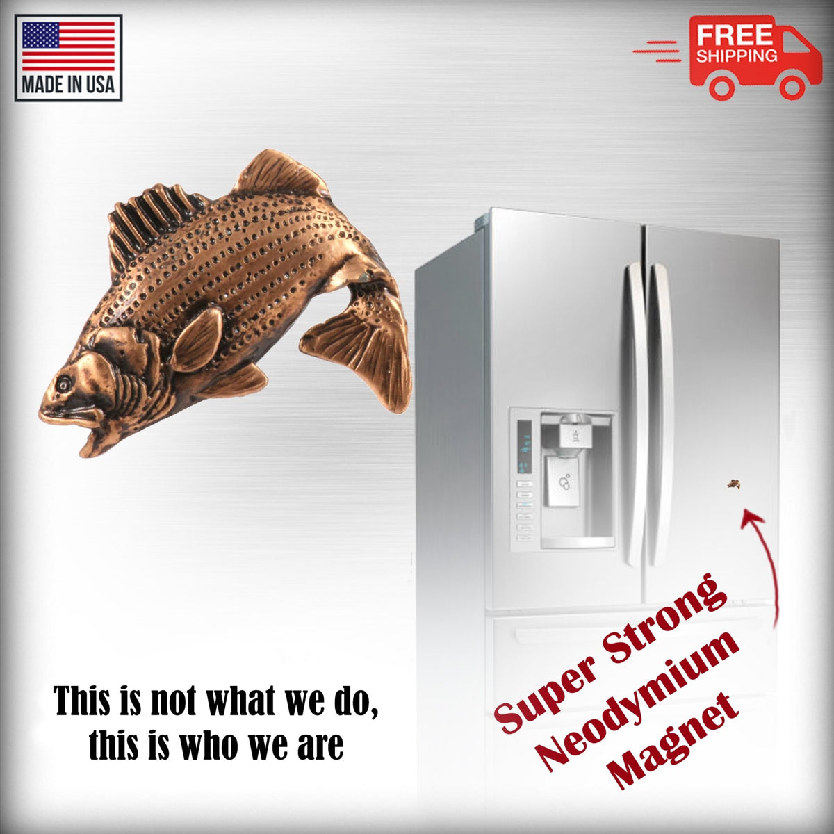 Striped Bass Leapingg Magnet S052