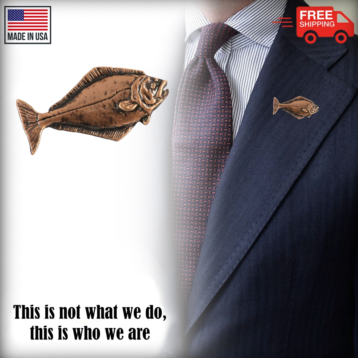 Halibut Small Pin S061