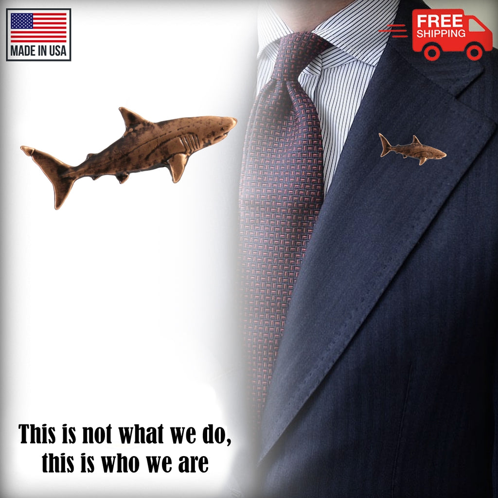 Salmon Shark Pin S126