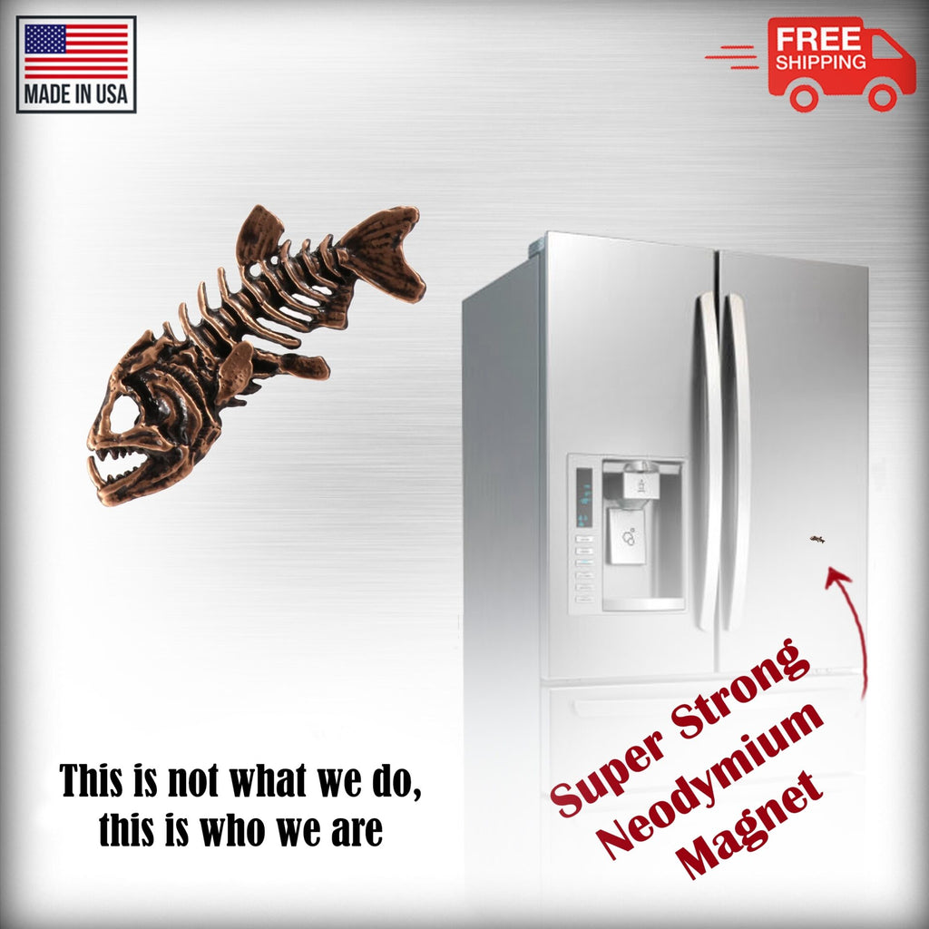 Skeleton Fish Magnet S140