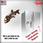 Skeleton Fish Magnet S140