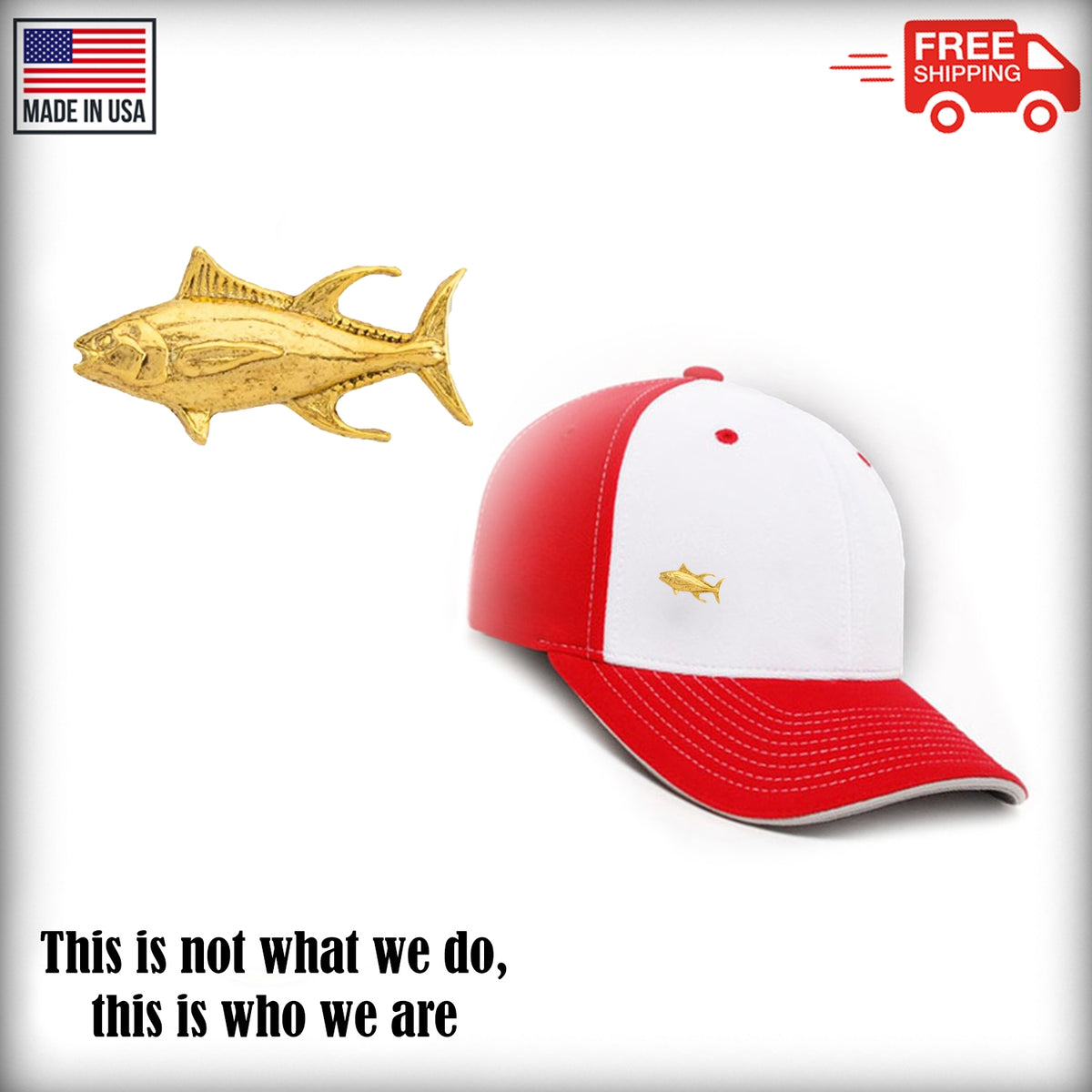 Yellowfin Tuna Mini Pin S011MP