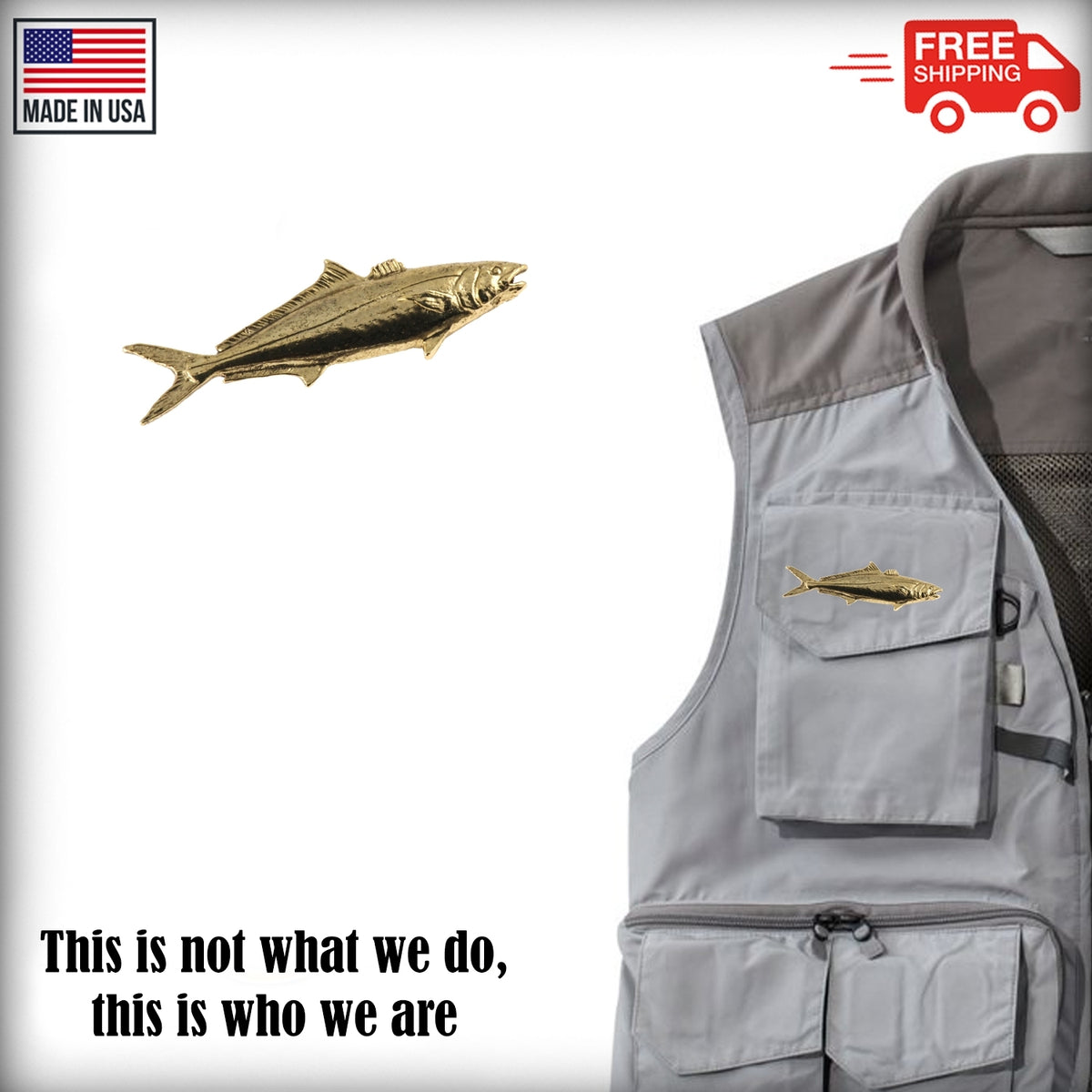 Yellowtail Pin S015