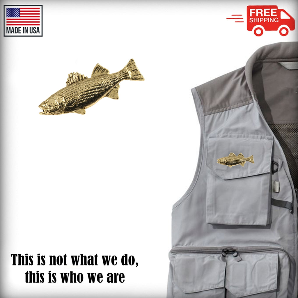 Striped Bass Large Pin S050