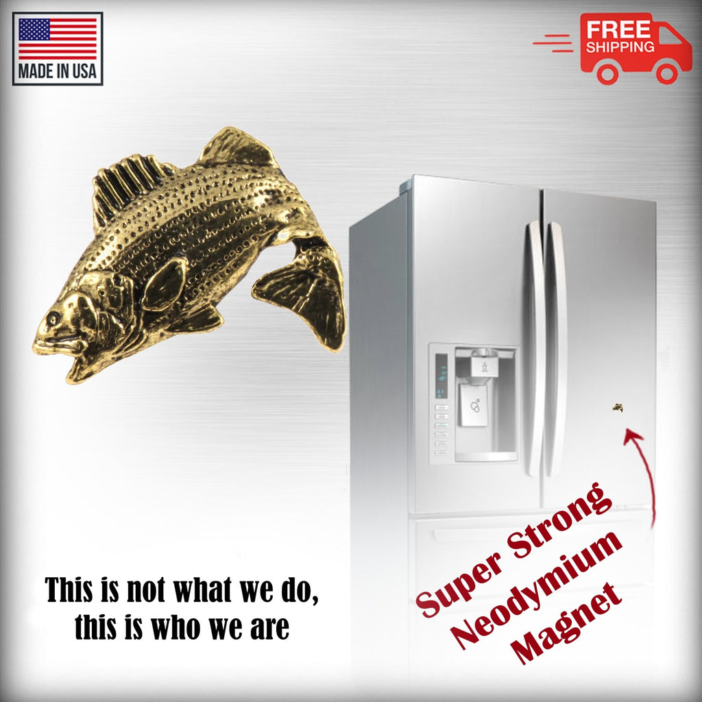 Striped Bass Leapingg Magnet S052