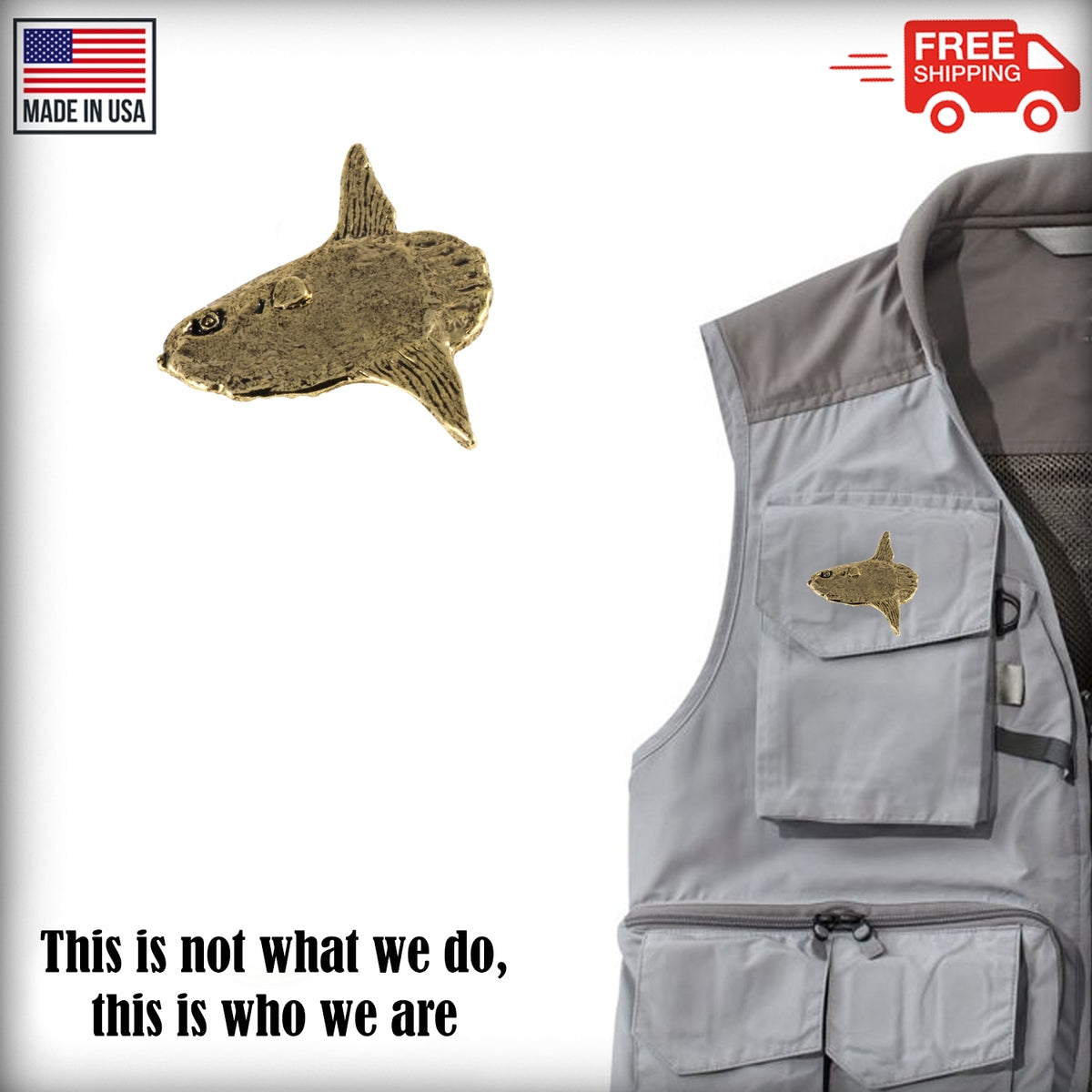 Mola Mola Ocean Sunfish Pin S085