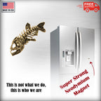 Skeleton Fish Magnet S140