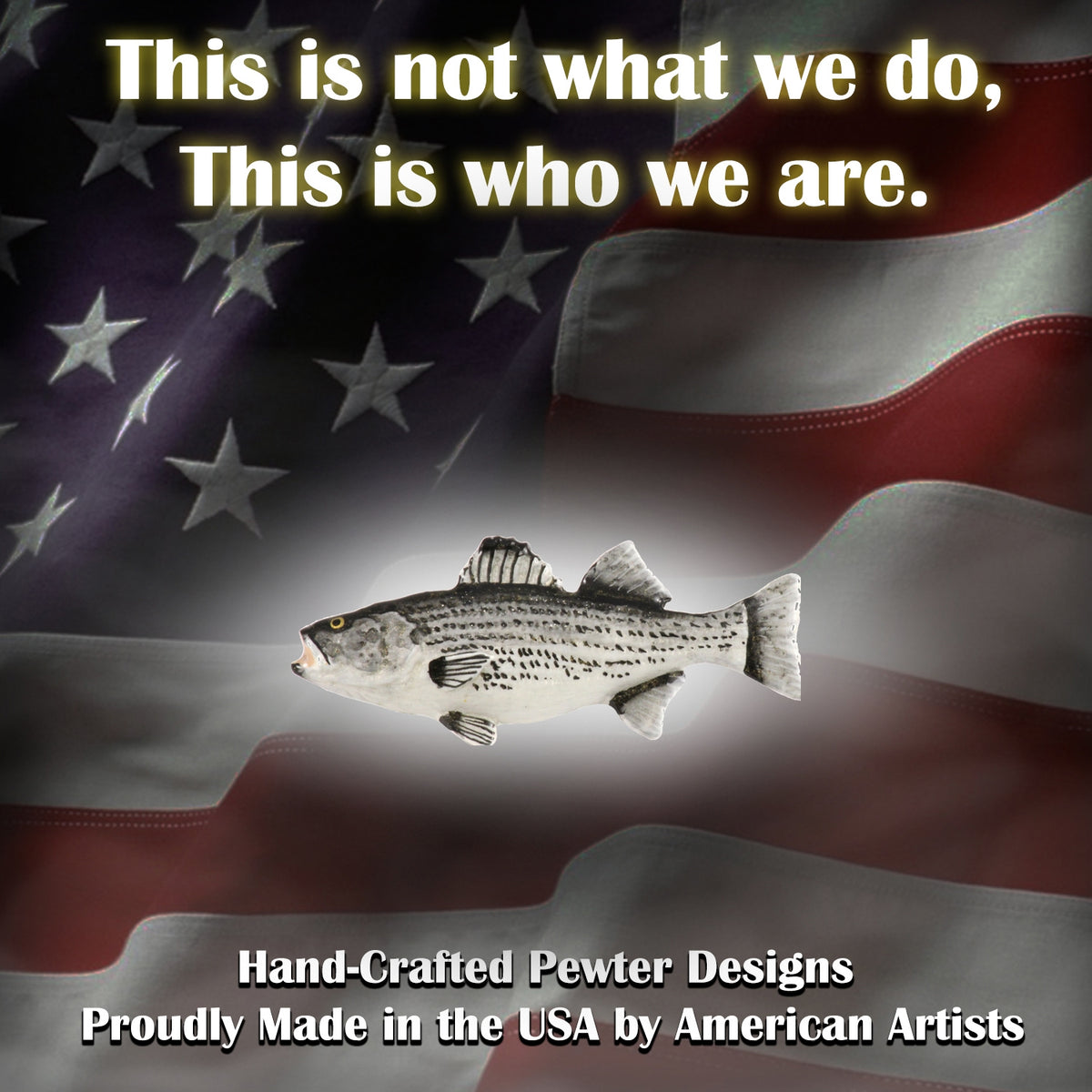 Striped Bass Large Pin S050
