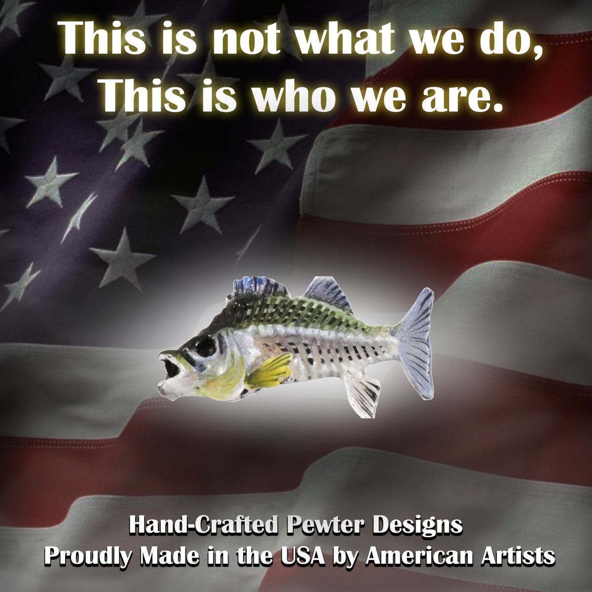 Striped Bass Skeleton Fish Pin S146