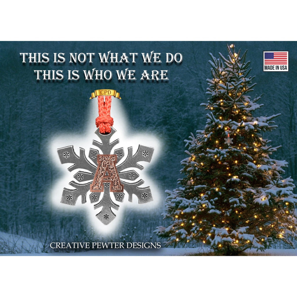 A Letter Christmas Ornament L001SF