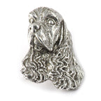 American Cocker Spaniel Dog Head Pin D008