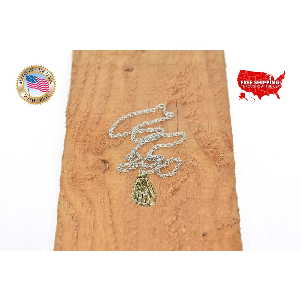 Baseball Mitt Pendant A512PEN