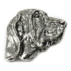 Bloodhound Dog Head Pin D028