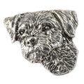 Border Terrier Dog Head Pin D032