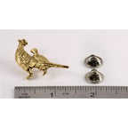 Cock And Hen Pheasant Pin B020