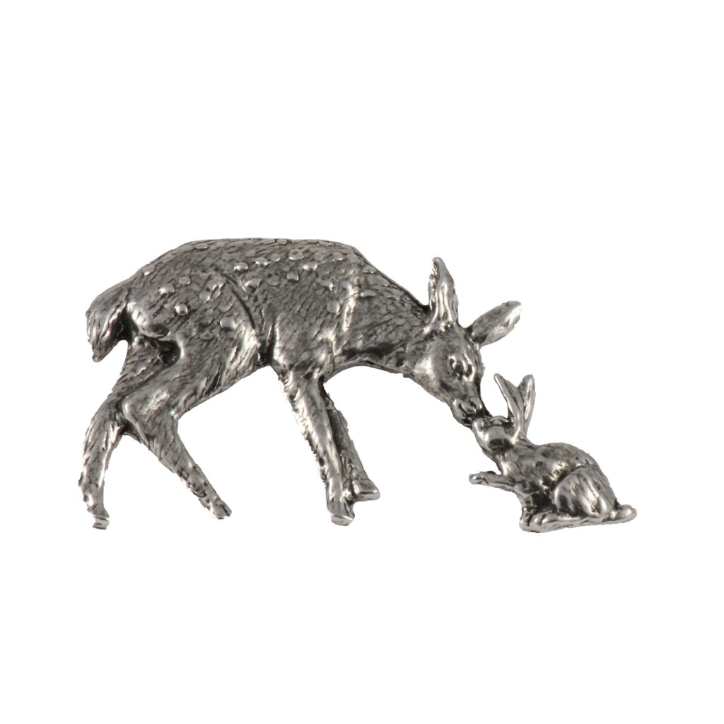 Deer With Rabbit Pin M024