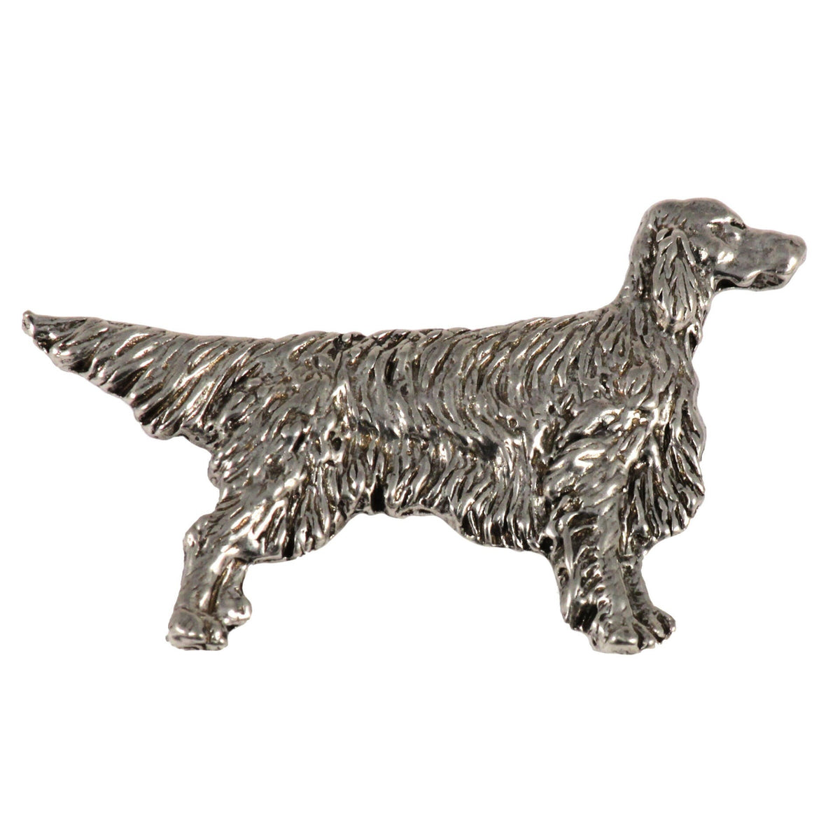 English Setter Dog Full Body Pin D378F