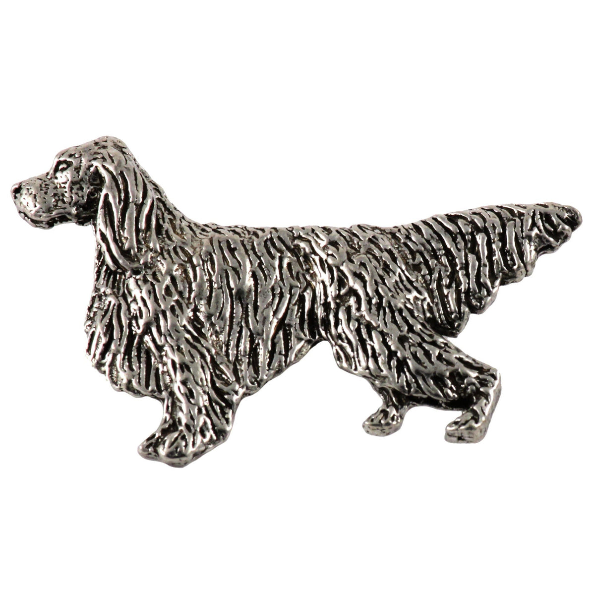 Flatcoated Retriever Dog Full Body Pin D380F