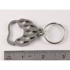 Grizzly Bear Paw Print Keychain M038KC