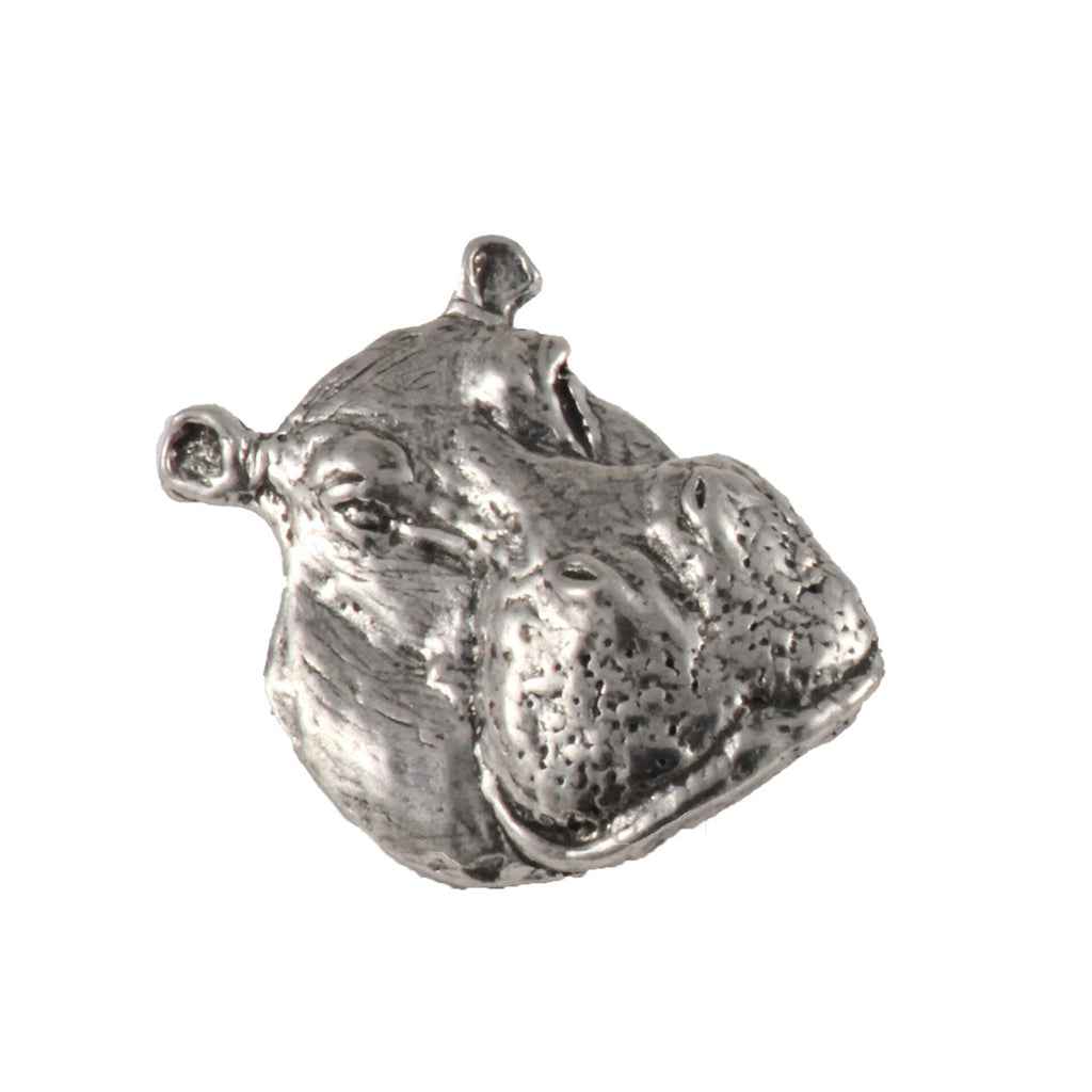 Hippopotamus Head Pin M100