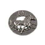 Horse In Circle Pin M135