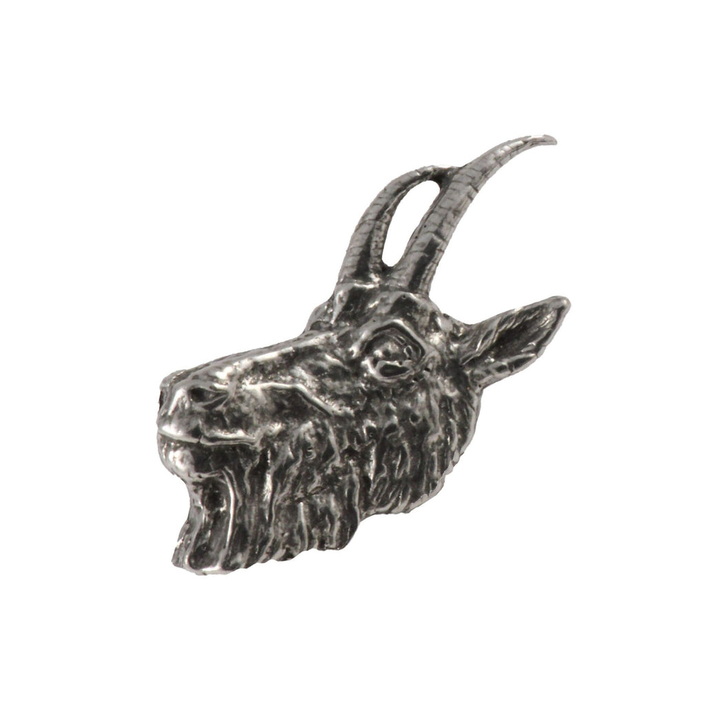 Mountain Goat Head Pin M028