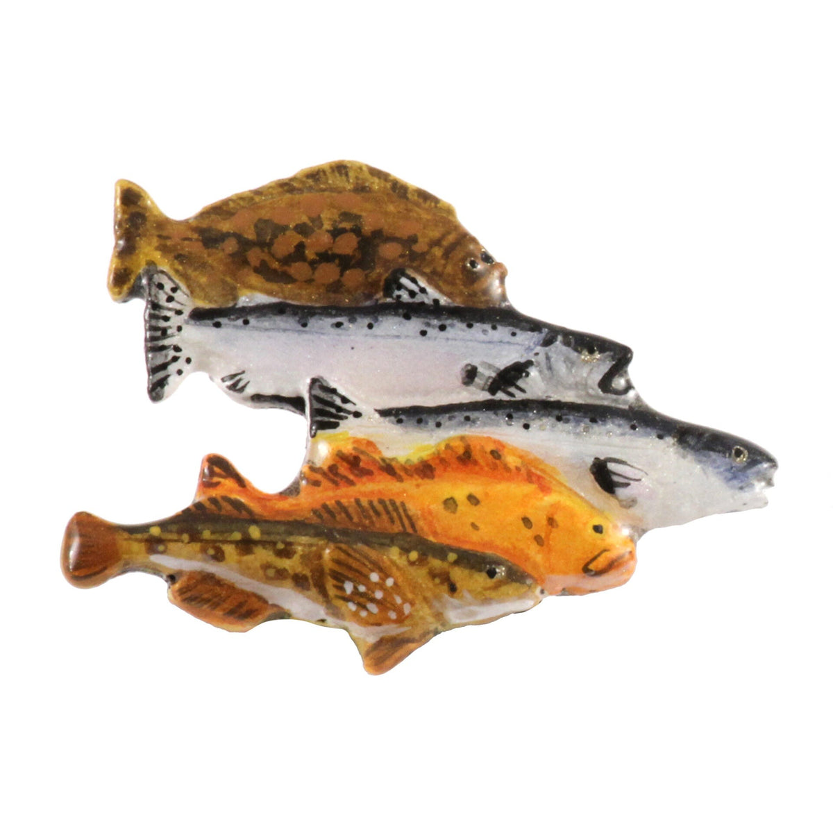 Pacific Saltwater Slam Halibut King Coho Ling Yelloweye Pin S064
