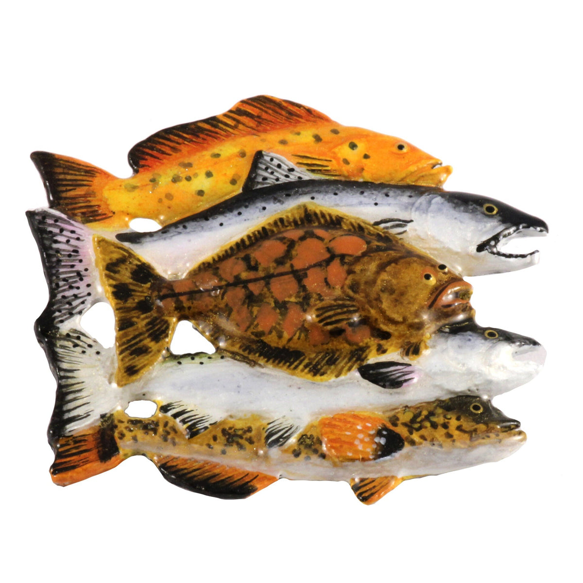 Pacific Saltwater Slam Halibut King Coho Ling Yelloweye Pin S064PR